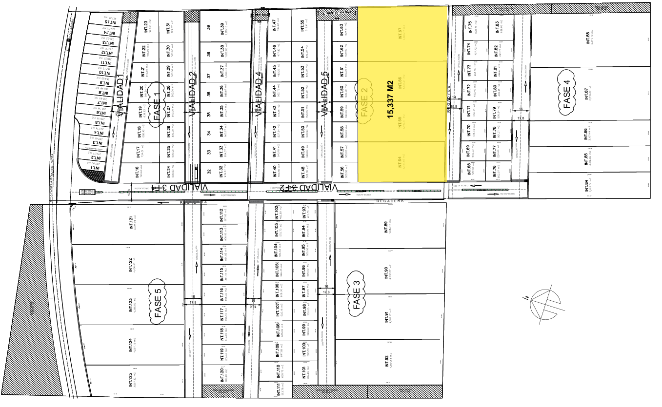 Plano macrolote 15,337 m²