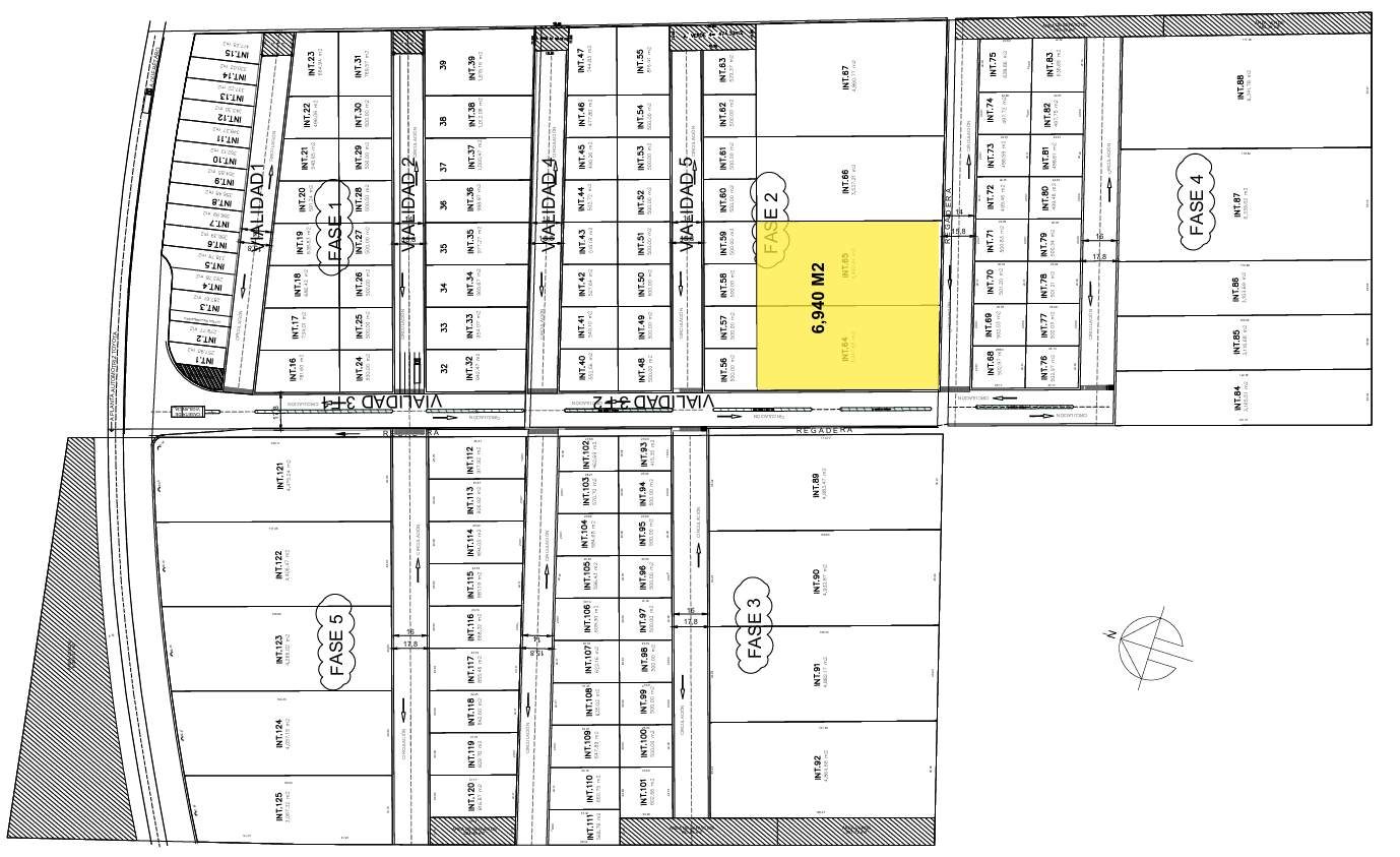 Plano macrolote 6,940 m²